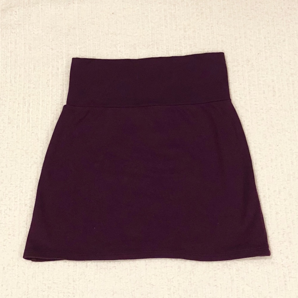 American Apparel | Eggplant Mini Skirt